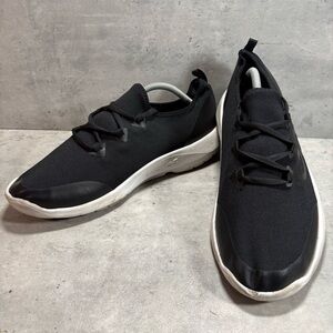 Oofos OOmg Sport LS Low Mens Size 13 Recovery Shoes Sneakers Black White